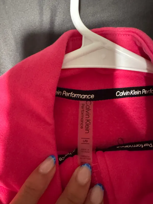 Calvin Klein Cropped Quarter-Zip - Image 3
