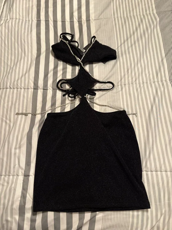 White Fox Boutique Cut-Out Mini Dress NWT - Image 2