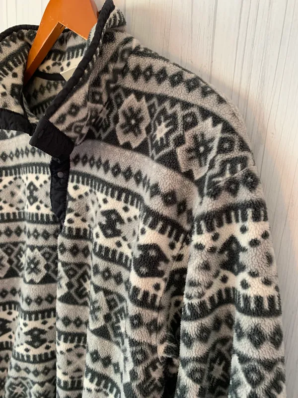 Vintage L.L. Bean Fleece Sweater - Image 2