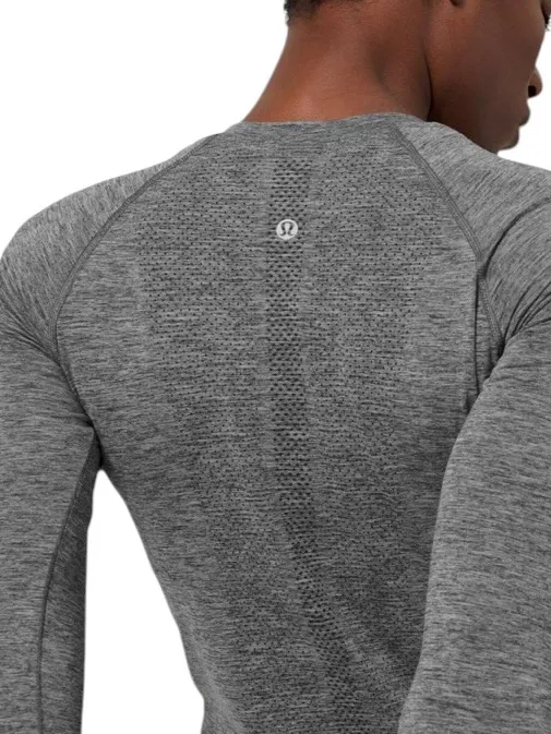 Lululemon Swiftly Tech Long Sleeve 2.0 Race with Thumb Cuffs Gray Size 4 - Image 11