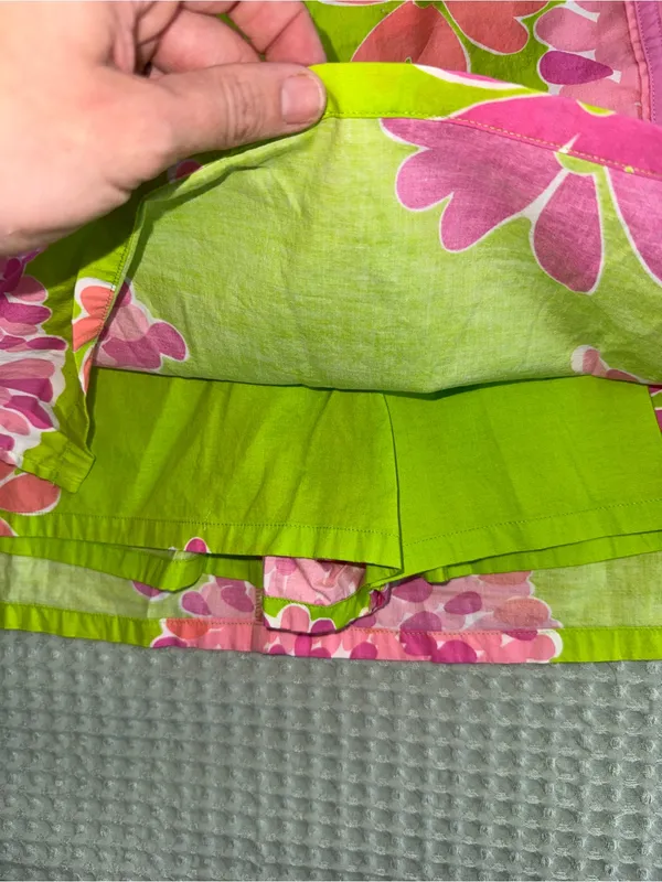 Vintage “Tappin It Back” Lilly Pulitzer A-line mini skort size 8 - Image 4