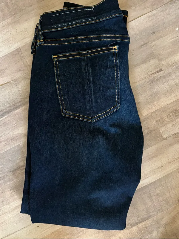 Rag & Bone Skinny Jeans Size 27 Dark Wash Stretch Denim Contrast Stitching - Image 4