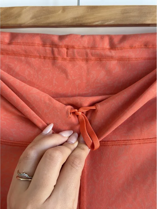 Lululemon Wunder Train High-Rise Short 6” Crunch Coral Everlux Bike Shorts 12 - Image 5