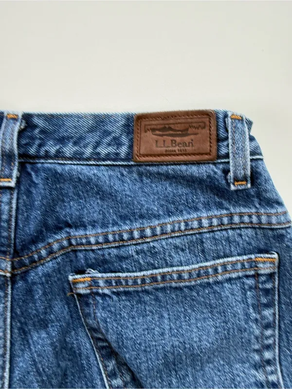L.L. Bean Vintage Fleece Lined Jeans size 6 Petite - Double L Relaxed Fit - Image 7