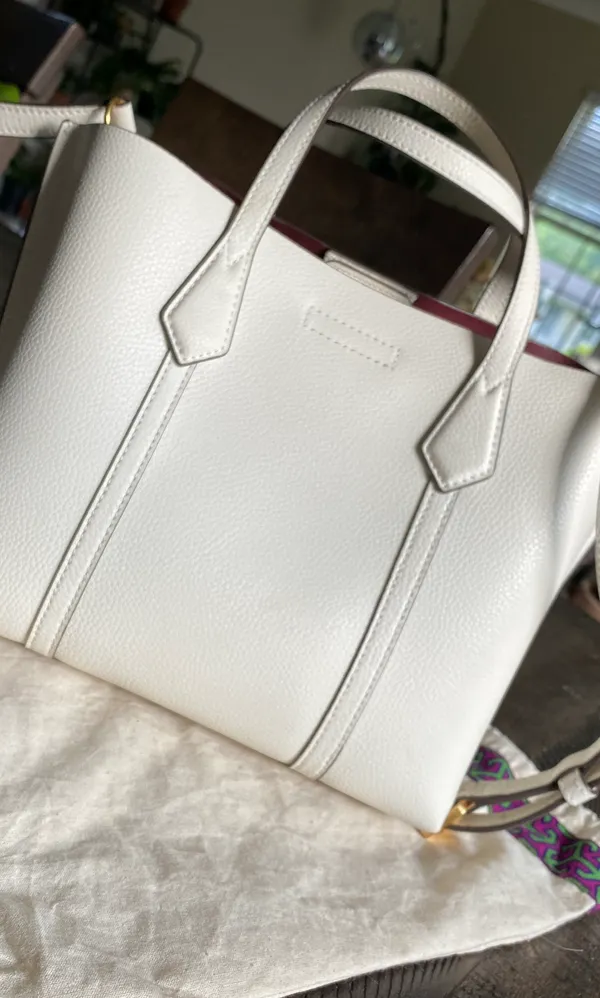 Tory Burch Small Perry Triple Compartment Tote - Image 3