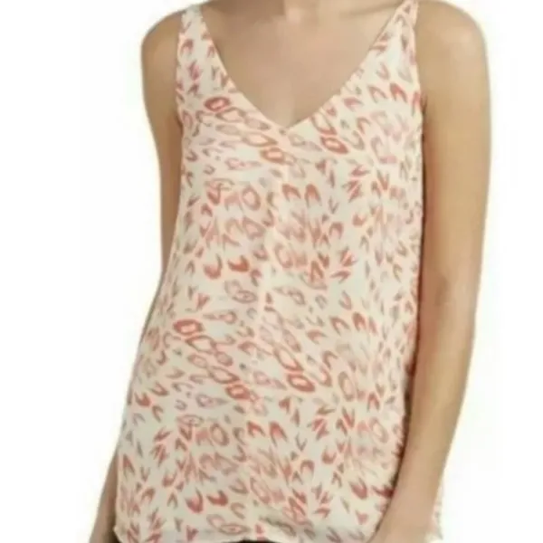 Cabi Flirty Cami Peach Tunic Tank Top Adjustable Strap - Image 3
