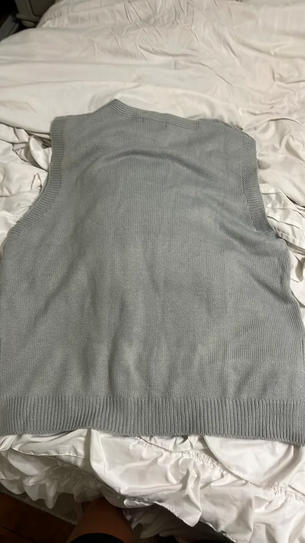 Sweater vest Gray Size L - Image 4