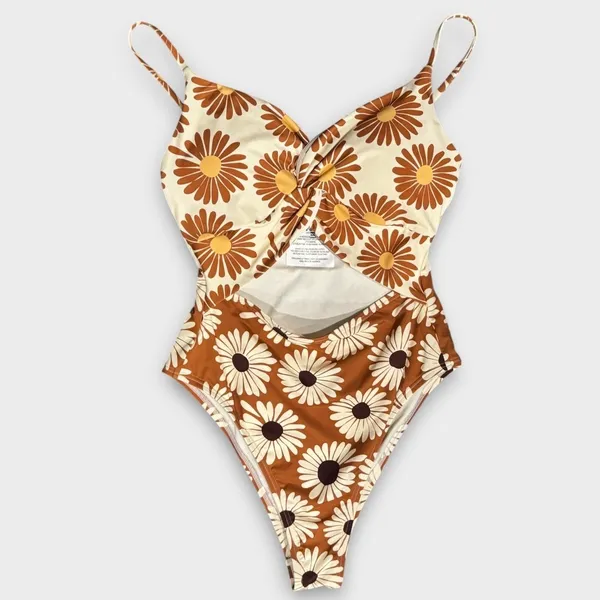 Billabong Fresh Daze Mika Cutout One-Piece Swimsuit Size Small - Image 6