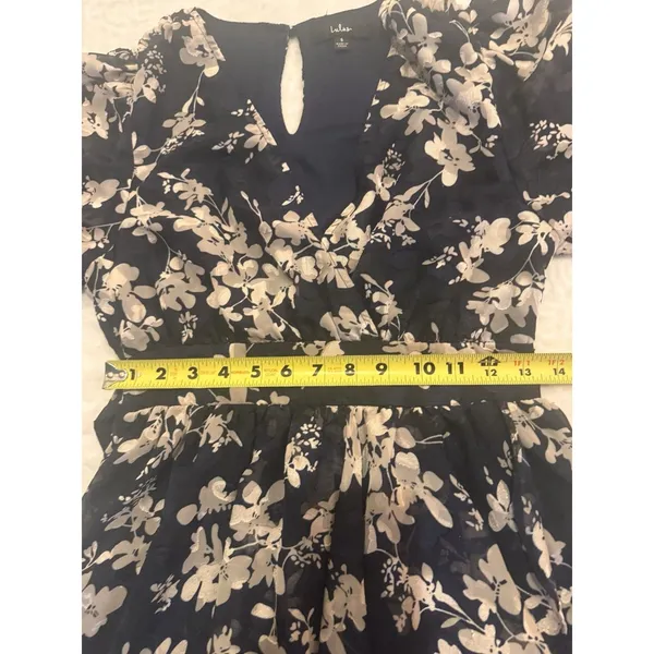 Lulu’s Womens Floral Print Wrap Mini Dress Small - Image 12