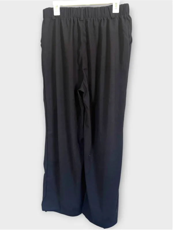 Size L (Reg) Halara High Waisted Plicated Side Pocket Wide Leg Waffle Work Pants - Image 4