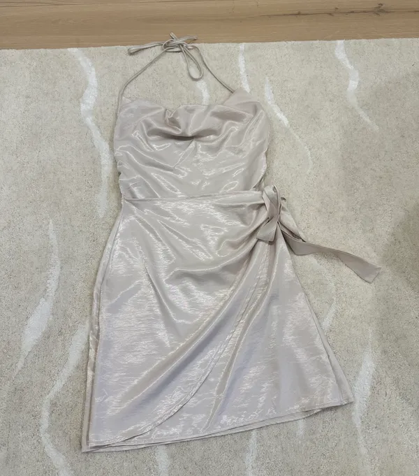 Nasty Gal Silk Mini Dress - Image 2