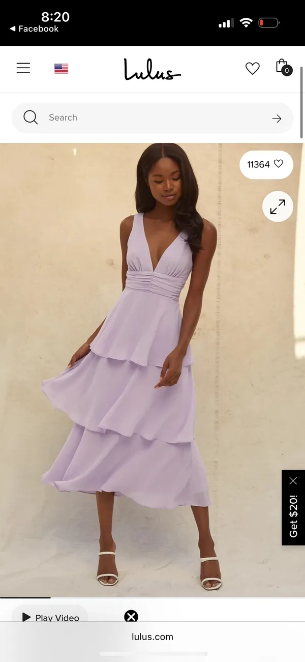 Lulus Light Purple Ruffled Dress - Image 6