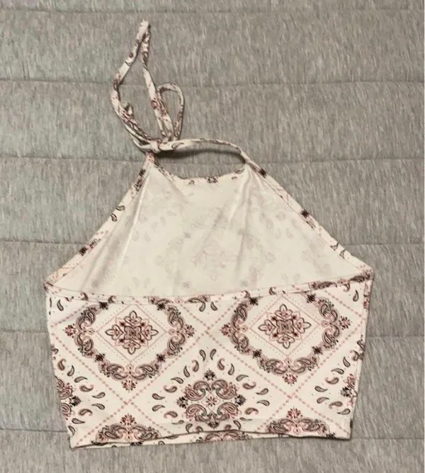 Forever 21 Patterned Halter Top - Image 4