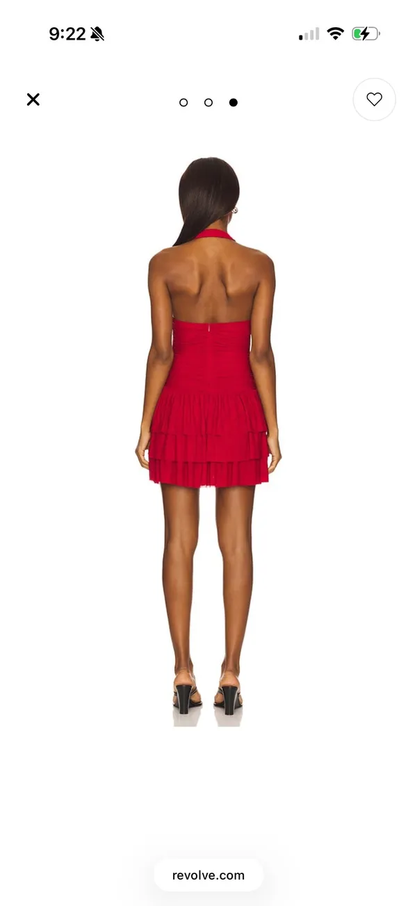 Nia red mini dress Size M - Image 2