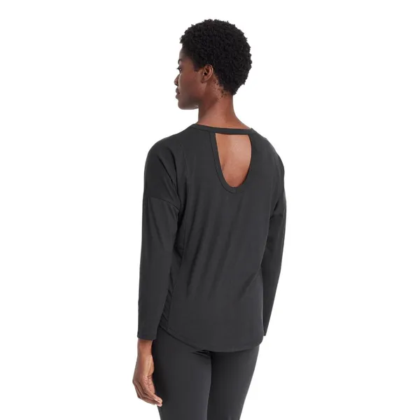 NWT All In Motion Womens Leggings-Friendly Long Sleeve Top 90612561 Black XS - Image 2