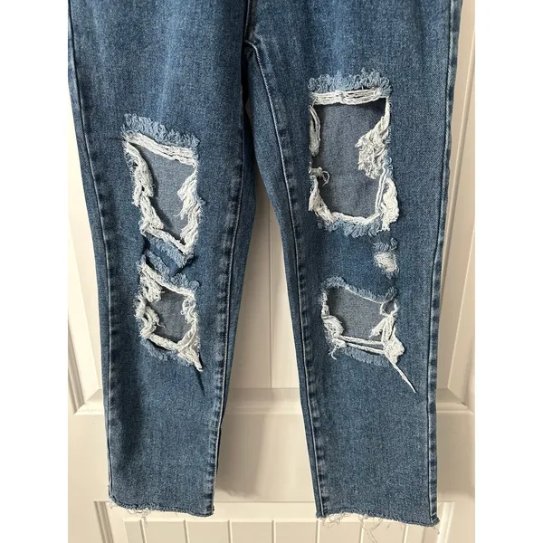 PacSun High Rise Straight‎ Blue Jeans Size 25 - Image 4