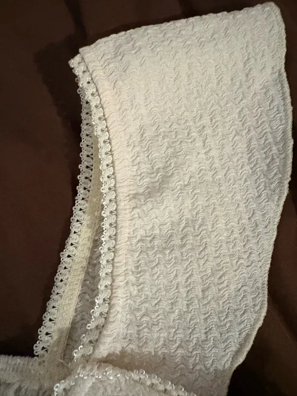 Babydoll Cream Top White - Image 4
