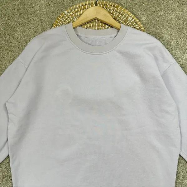 Lululemon Perfectly Oversized Crew Neck Sweatshirt Cotton Terry Lavender Dew 6 - Image 3