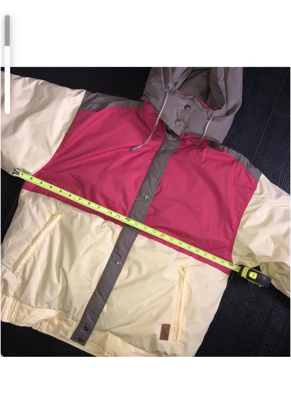 SWAN VTG 80’s Genuine Feather Down Fill Ski Jacket Coat Hooded XL Women’s - Image 16