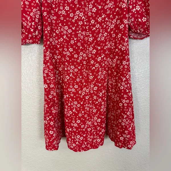 Reformation Kopa Mini Dress Red Floral size 2 $218 - Image 13
