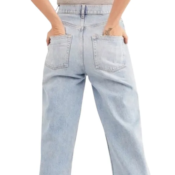 Free People We The Free Frank Distressed Denim Dad Jean 26 - Image 3