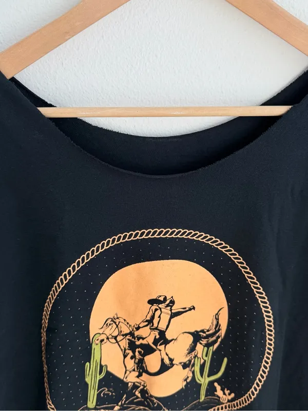 Chris Stapleton Off The Shoulder Tour Tee Black Size XXL - Image 3