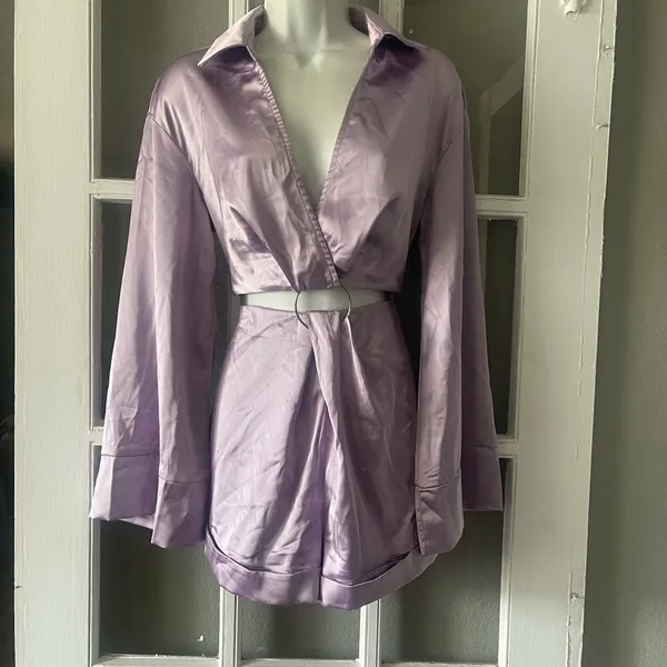 New Hello Molly TOPPED THE CHARTS ROMPER LILAC - Image 6