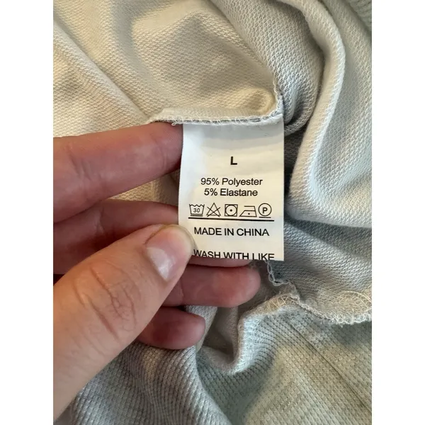 Rovax Crew Neck Sweatshirt Blue New York Loose Fit Drop Shoulder Women's Large - Image 3