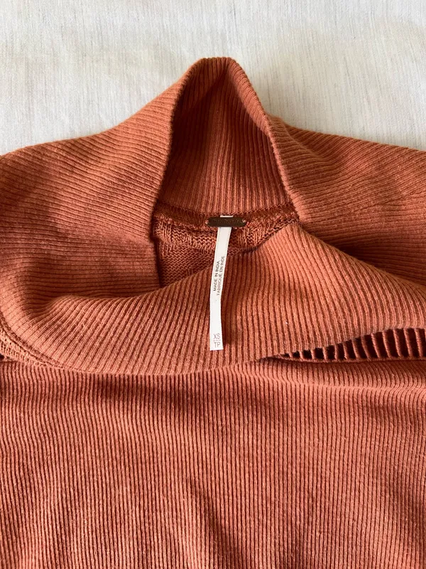Free People Burnt Orange Detail Tunic - Image 4