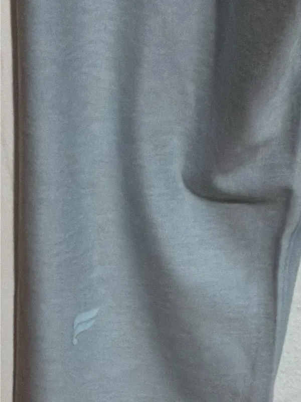 #67 Fabletics Light Blue Heather Flex High-Waisted Leggings Size XL - Image 9