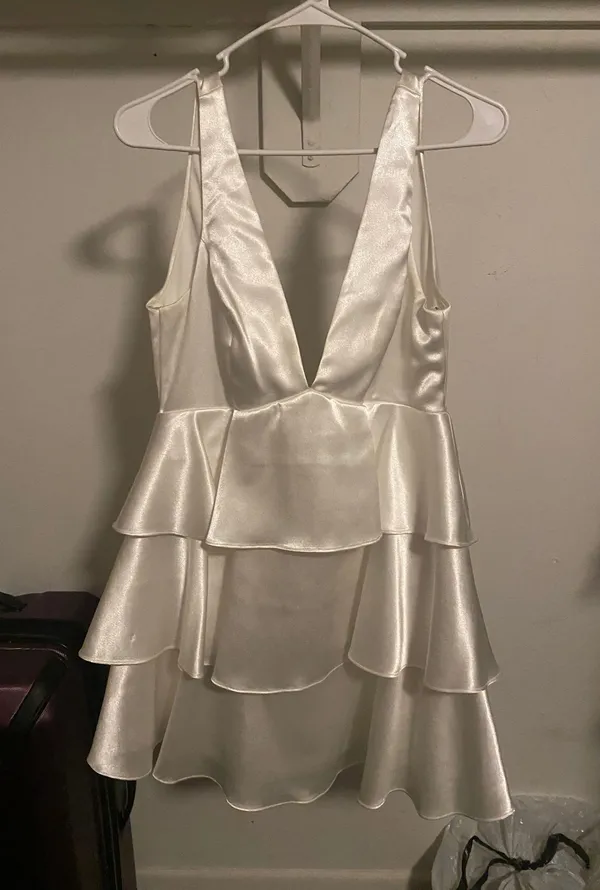 Lulus White Tiered Dress - Image 5