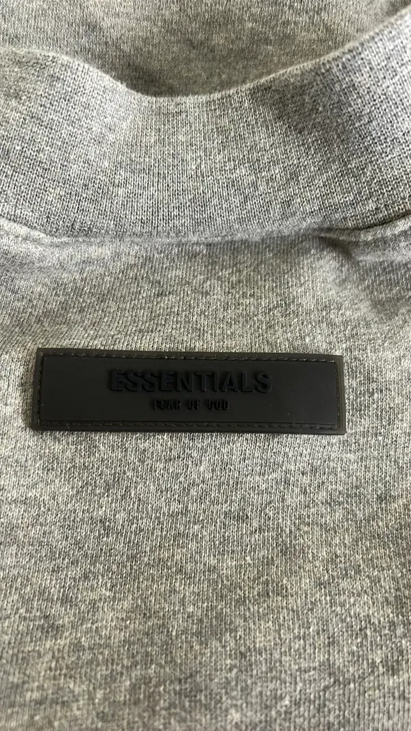 Essentials Hoodie Gray Size M - Image 4