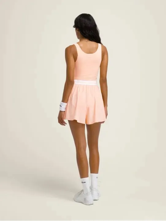 Wilson Women’s Skirty Romper Peach Tennis Golf Pickleball activewear training S - Image 2