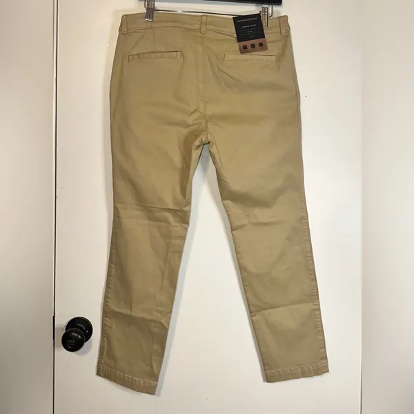 Banana Republic Pants Women Size 8S Skinny Khaki Ankle Mid-Rise Tan Workwear NWT - Image 2