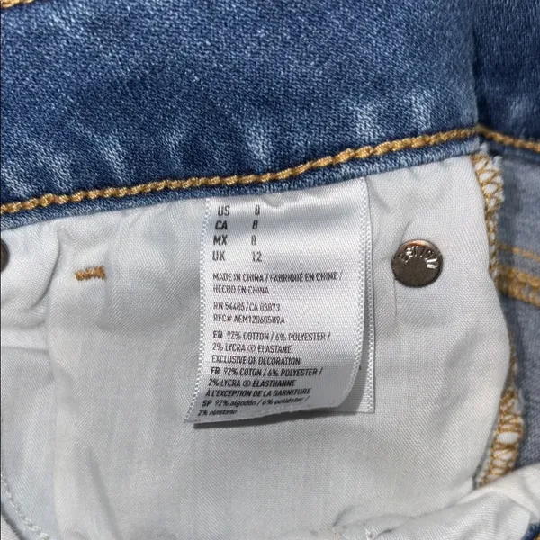 American Eagle Outfitters Shortie Jean Shorts - Image 5