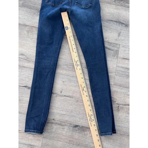 Abercrombie and Fitch super high rise super skinny jeans, denim‎ size 26 size 2 - Image 2