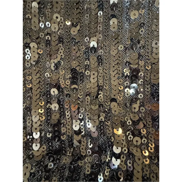 Hello Molly Formal Sparkle Long Sleeve Sequin Mini Dress Black XS Party B Day - Image 6