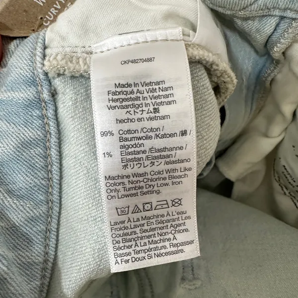 Madewell The Curvy Perfect Vintage Jean Chesthunt Wash Blue High Waist US 27 NWT - Image 15
