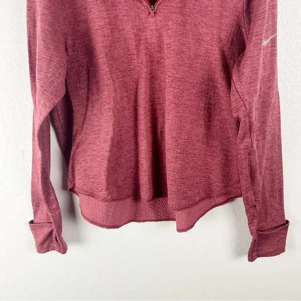 Nike Running Dri Fit Element Sphere 1/4 Zip Stretch Top, Size Large - Image 5