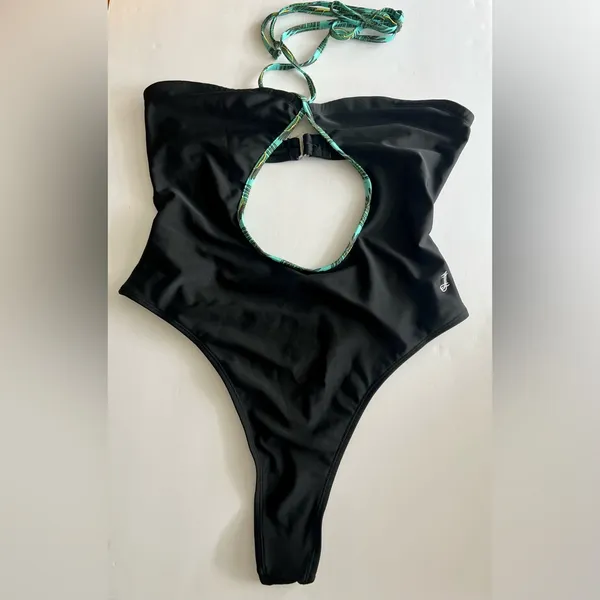 Jumelle Castaway One Piece Bathing Suit in Black XXL - Image 2