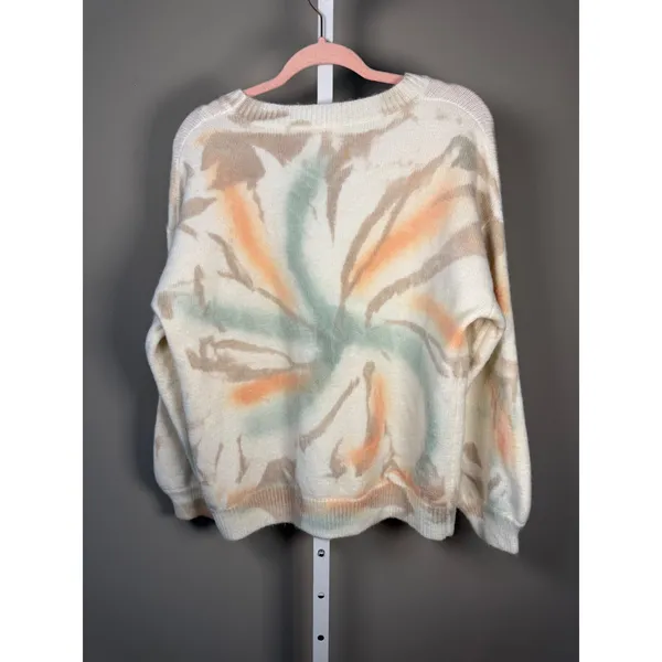 POL Tie Dye Sweater S Oversized Crewneck Soft Knit Boho Cozy Pullover‎ - Image 7