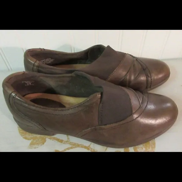 Earth shoes Stratton leather size 7B Brown - Image 4