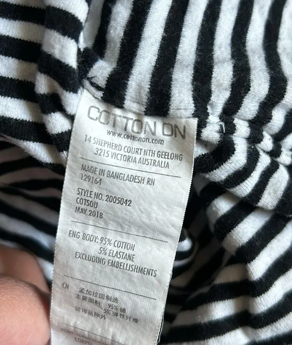 Cotton on stripe tube top - Image 3