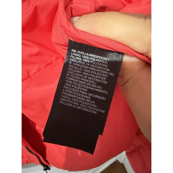 Women's The North Face Quilted Jacket Red Sz M‎ - Image 7