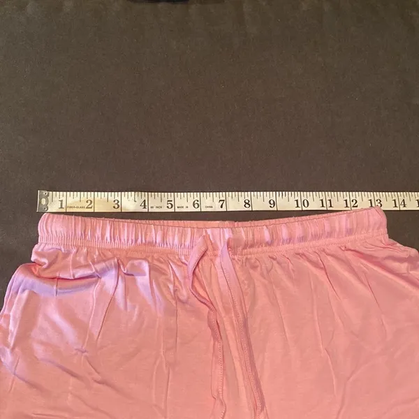 ASOS Design Women’s Long Sleeve Shirt & Pants Pajama Set Pink Piping Size 4 NEW - Image 14