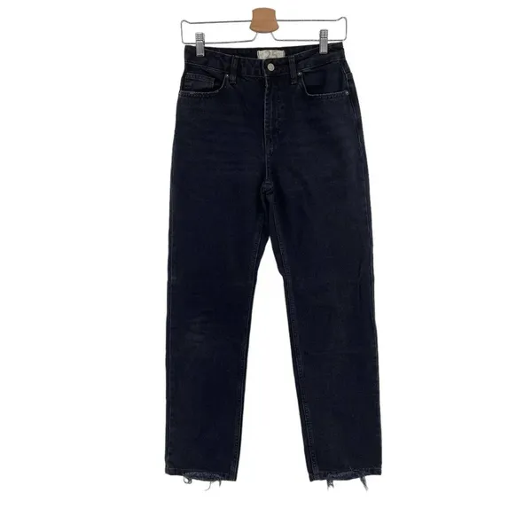 Free People We The Free Dakota Straight Leg Jeans Black Denim Size‎ 25 - Image 2