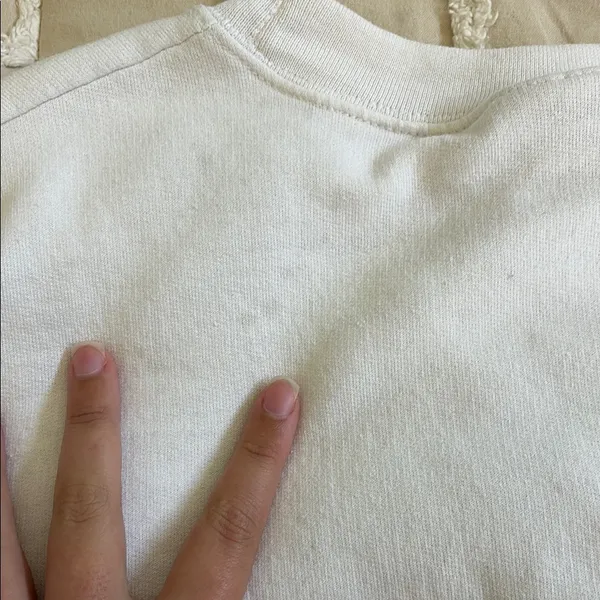 Champion White Crewneck Volleyball Sweater - Image 6
