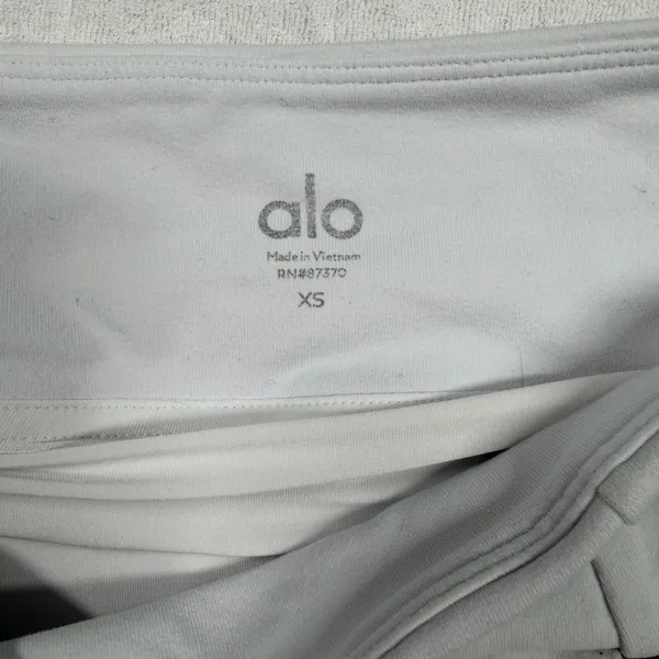 Alo Yoga Tennis Skirt White Pleated Built-In Shorts Size XS - Image 3