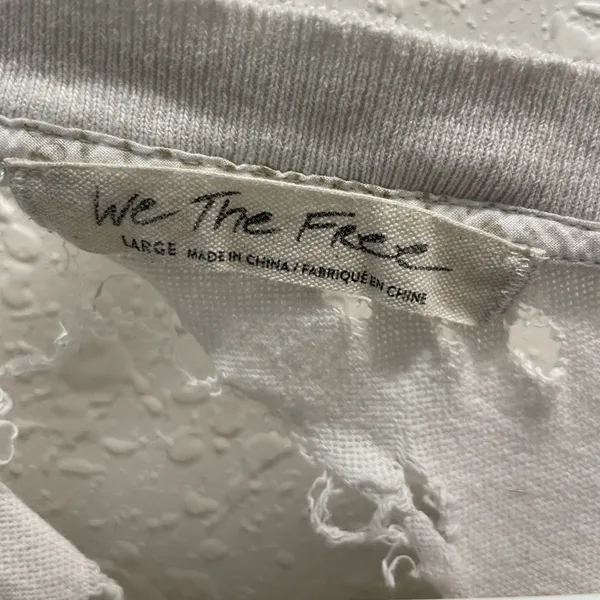 We the free / Free People Ripped Tshirt - Image 2