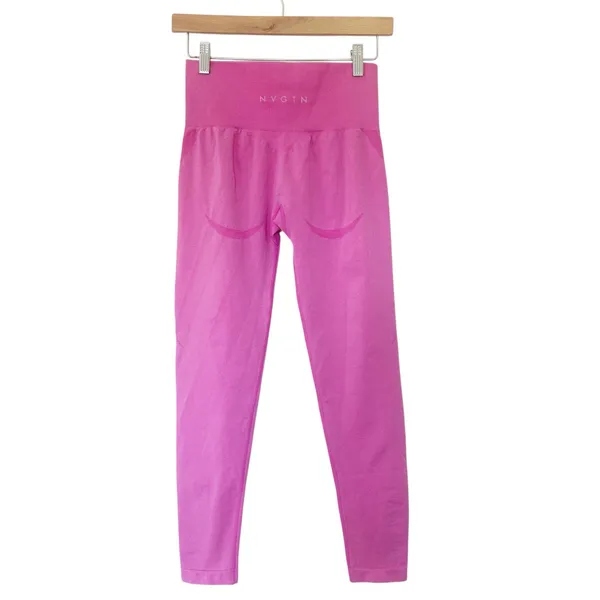 NVGTN Pink Seamless Leggings Sz M - Image 4